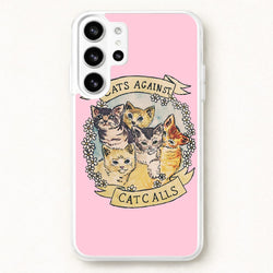 Cats Against Cat Calls Phone Case for Galaxy S26 Ultra
