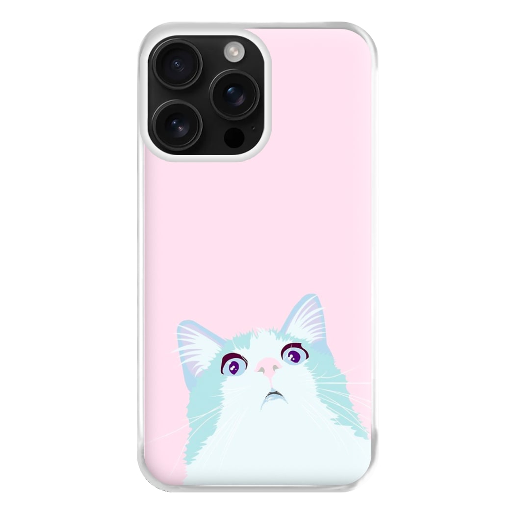 Curious Cat Phone Case for iPhone 16 Pro Max