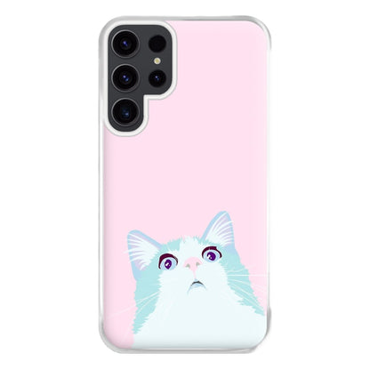 Curious Cat Phone Case for Galaxy S23 Ultra