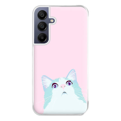 Curious Cat Phone Case for Galaxy A16