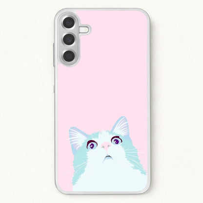 Curious Cat Phone Case for Galaxy A37