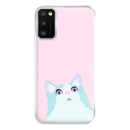 Curious Cat Phone Case for Galaxy A41