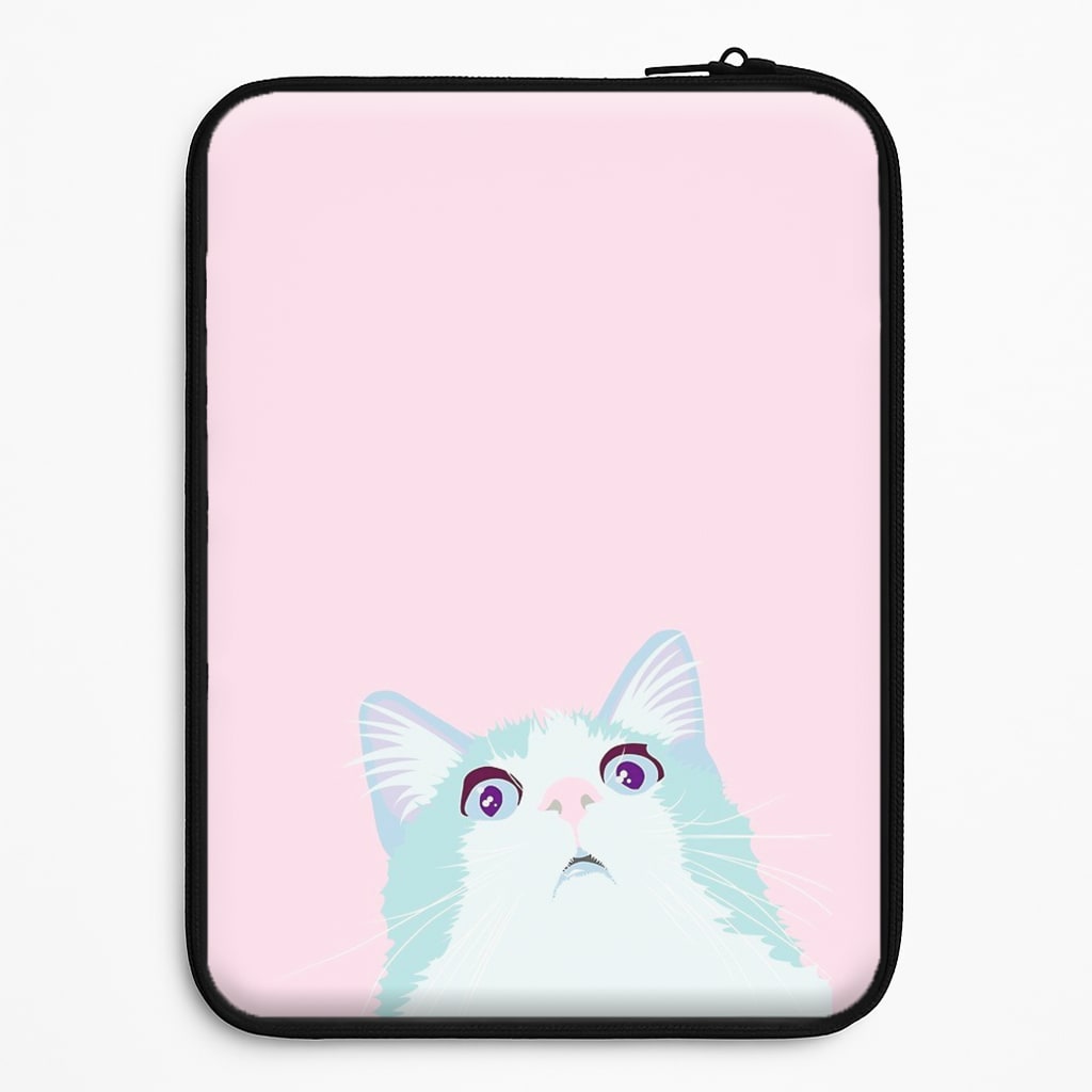 Curious Cat Laptop Sleeve