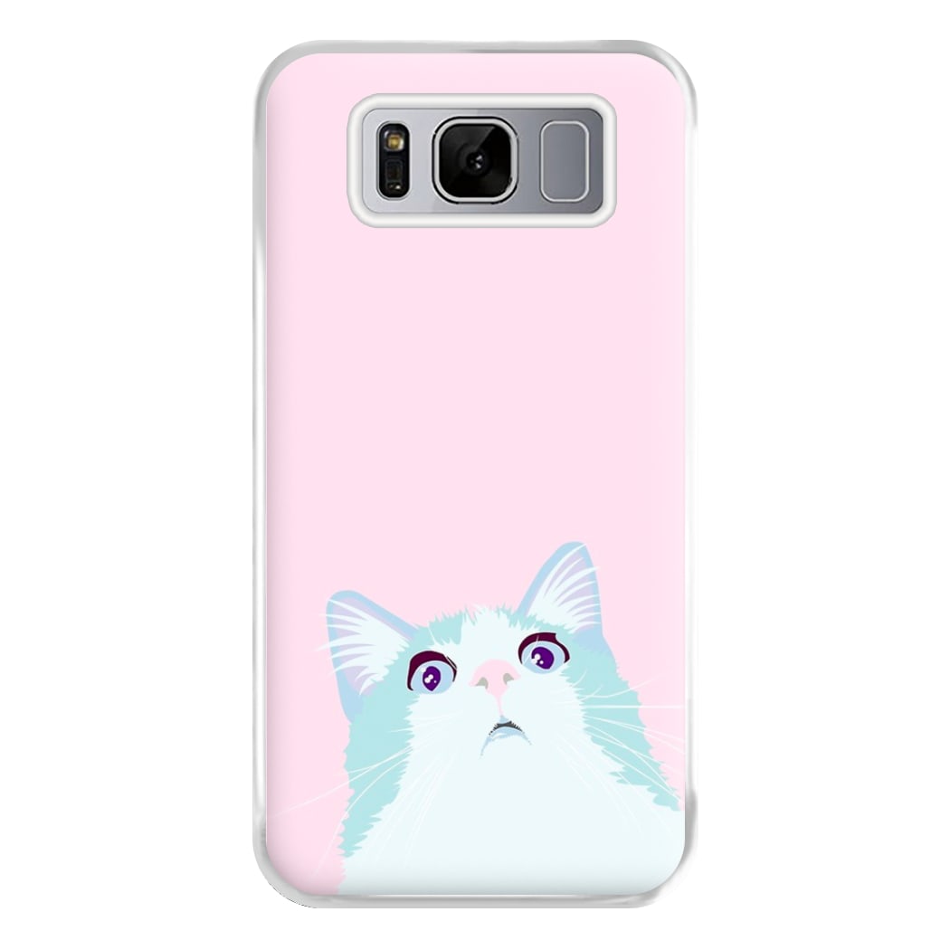 Curious Cat Phone Case for Galaxy S8 Plus