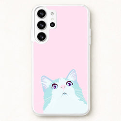 Curious Cat Phone Case for Galaxy S26 Ultra