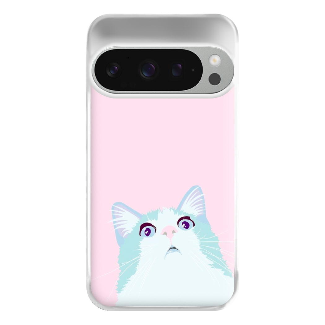 Curious Cat Phone Case for Google Pixel 9 Pro XL