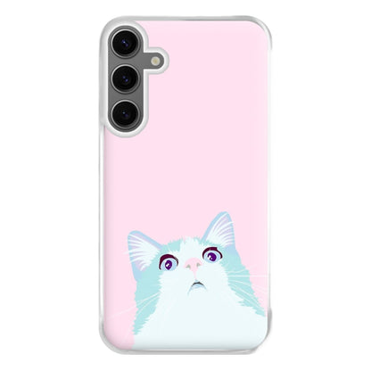 Curious Cat Phone Case for Galaxy S24FE