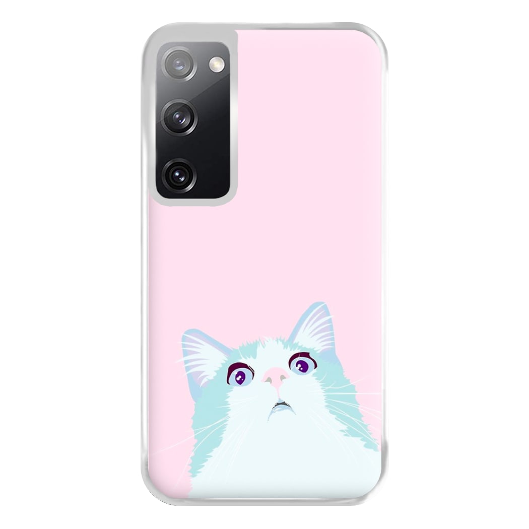 Curious Cat Phone Case for Galaxy S20