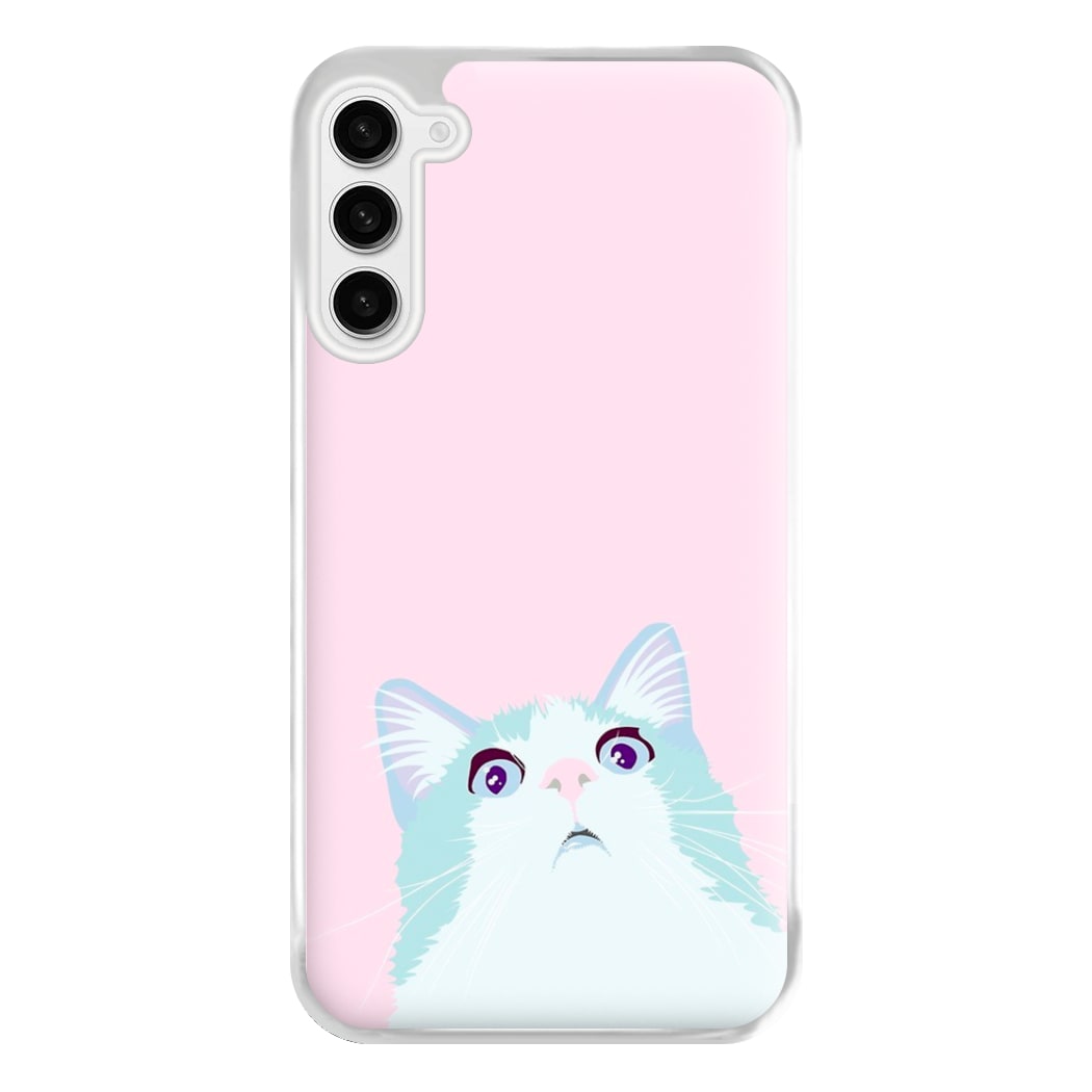 Curious Cat Phone Case for Galaxy S23FE