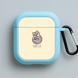 Tabby Cat - Cats Blue AirPods Case