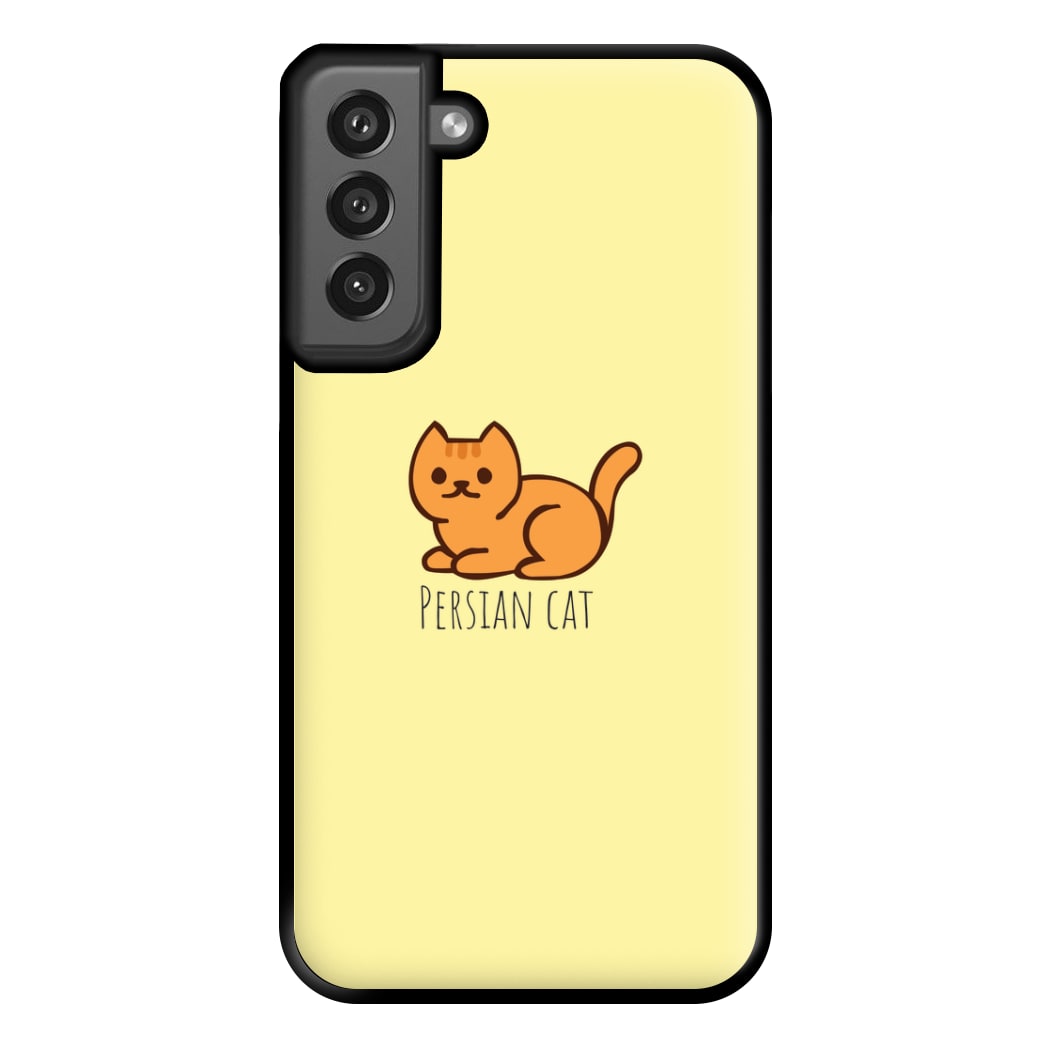 Persian Cat - Cats Phone Case for Galaxy S21FE