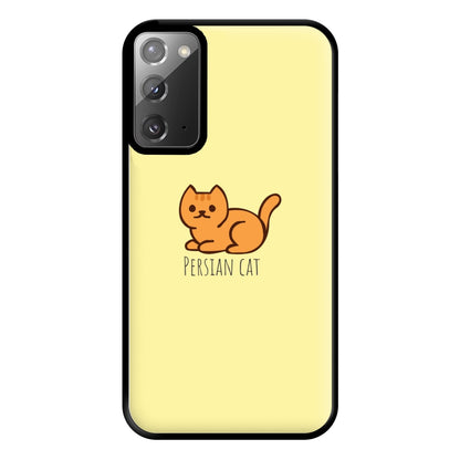 Persian Cat - Cats Phone Case for Galaxy Note 20 Ultra