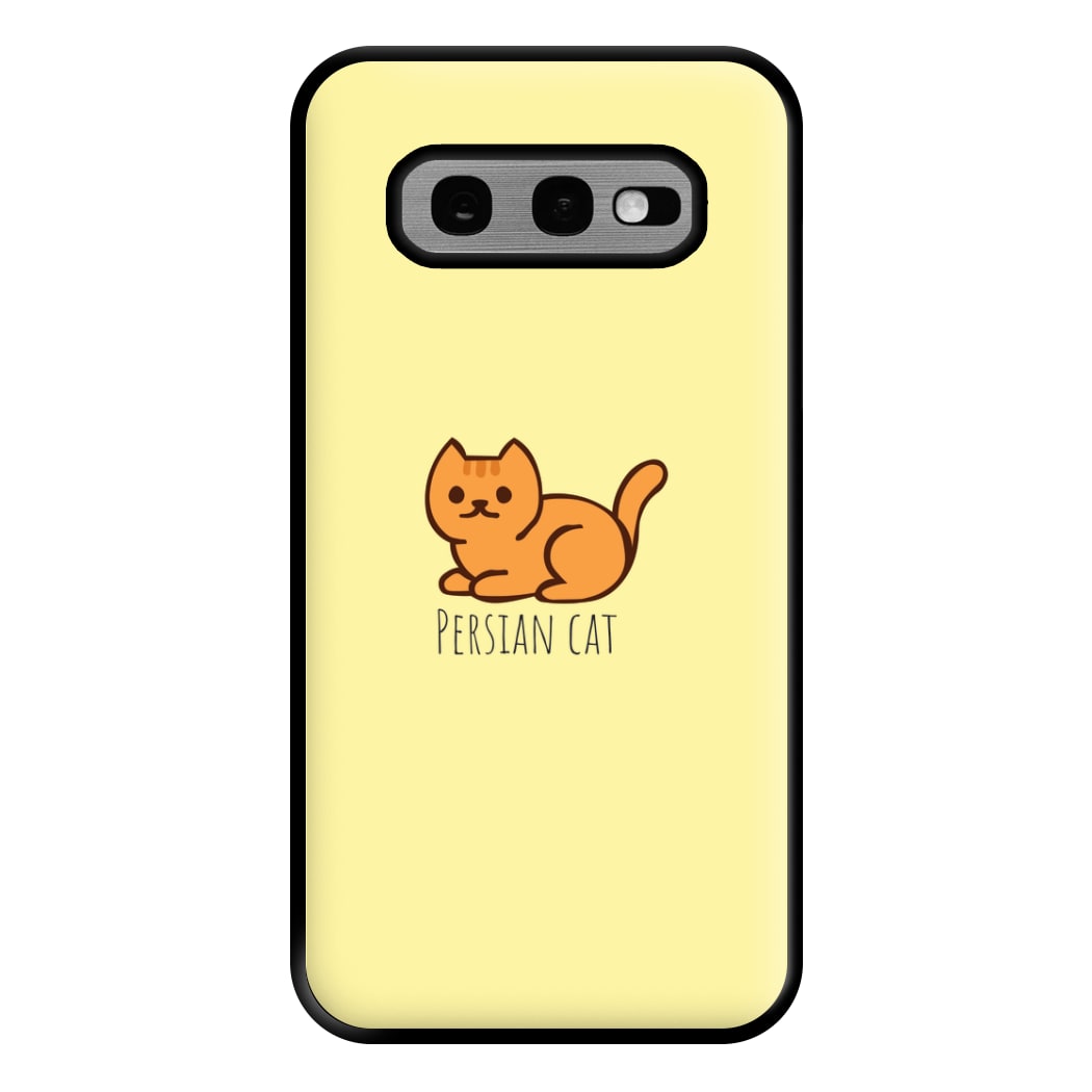 Persian Cat - Cats Phone Case for Galaxy S10e