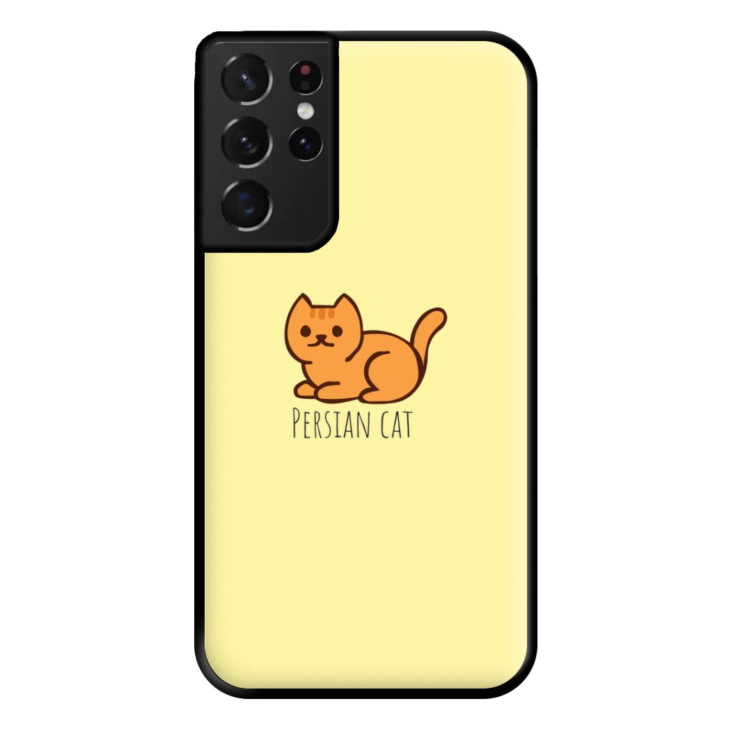 Persian Cat - Cats Phone Case for Galaxy S21 Ultra