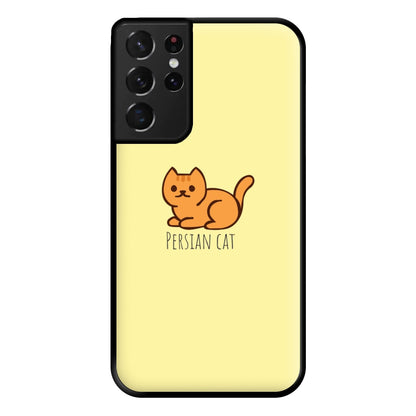 Persian Cat - Cats Phone Case for Galaxy S21 Ultra