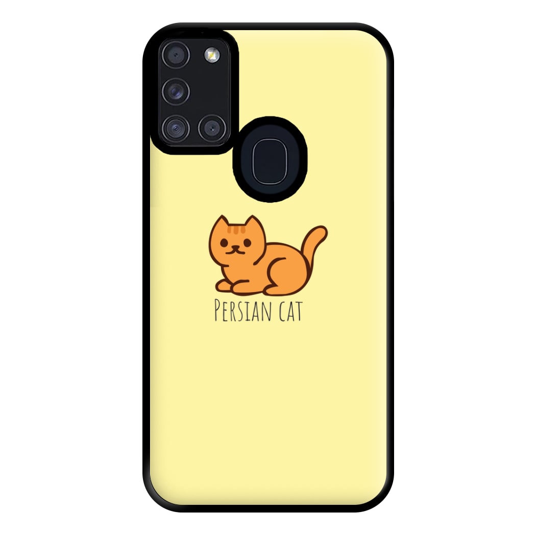 Persian Cat - Cats Phone Case for Galaxy A21s