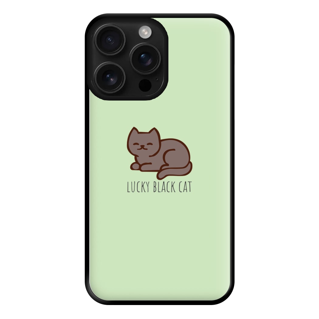 Lucky Black Cat - Cats Phone Case