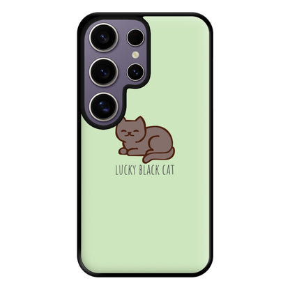 Lucky Black Cat - Cats Phone Case for Galaxy S25 Ultra