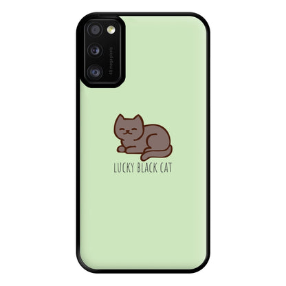 Lucky Black Cat - Cats Phone Case for Galaxy A41