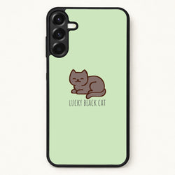 Lucky Black Cat - Cats Phone Case for Galaxy A57