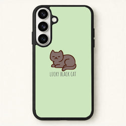 Lucky Black Cat - Cats Phone Case for Galaxy S26