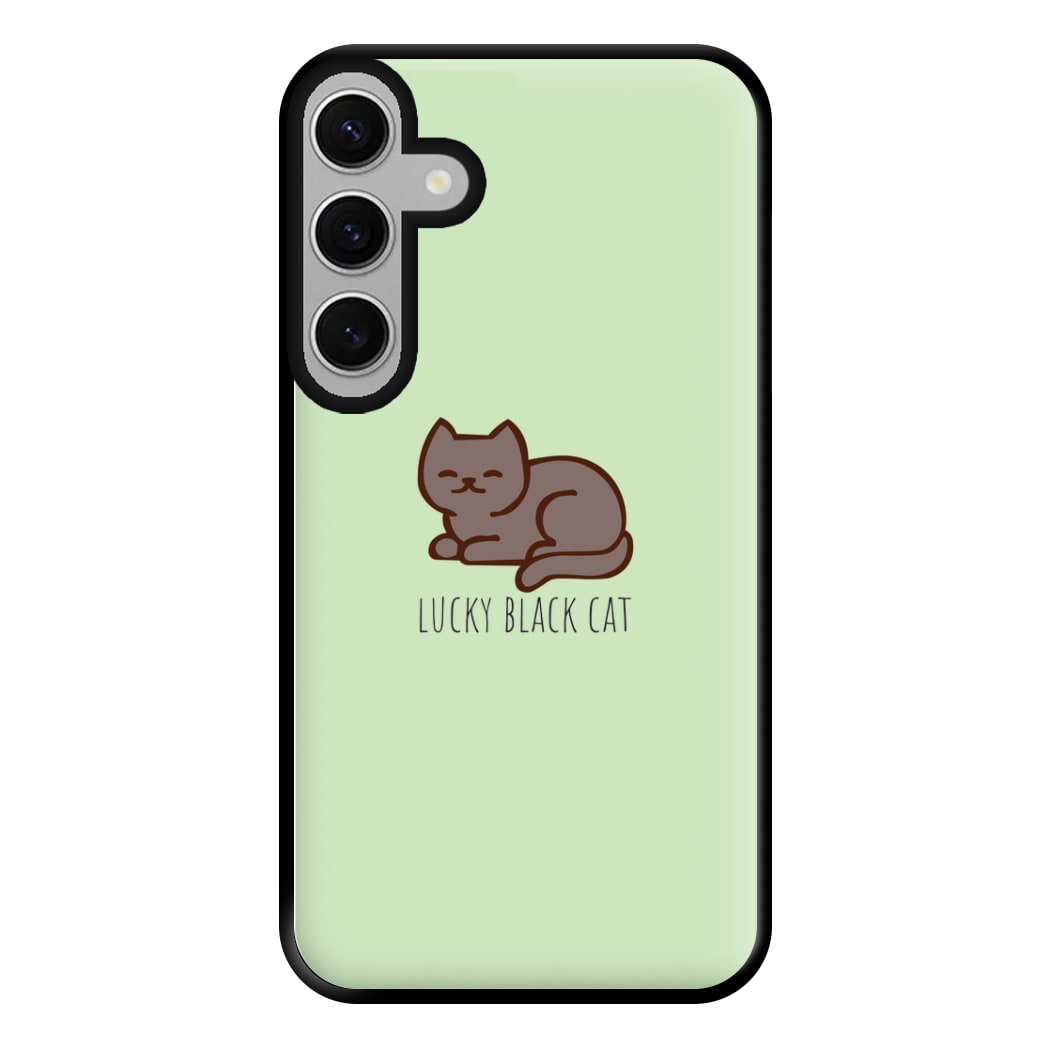 Lucky Black Cat - Cats Phone Case for Galaxy S24FE