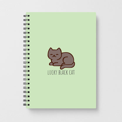 Lucky Black Cat - Cats Notebook