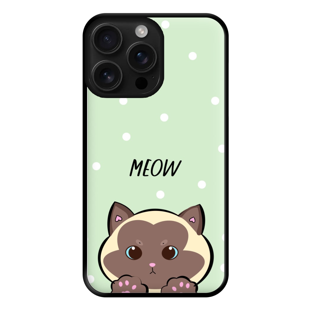 Meow Green - Cats Phone Case