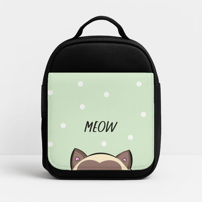 Meow Green - Cats Insulated Lunchbox