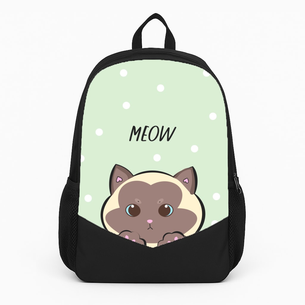Meow Green - Cats Backpack
