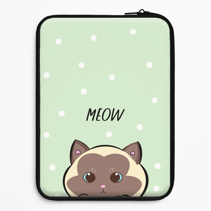 Meow Green - Cats Universal Laptop Sleeve