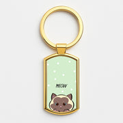 Meow Green - Cats Luxury Keyring 3