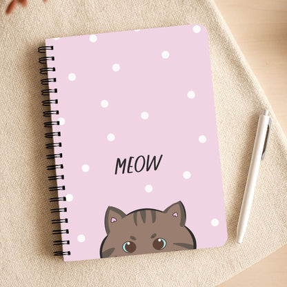 Meow Purple - Cats Notepad