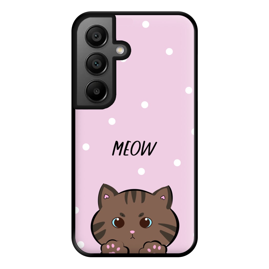 Meow Purple - Cats Phone Case for Google Pixel 8