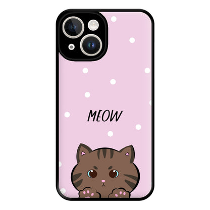 Meow Purple - Cats Phone Case for iPhone 14