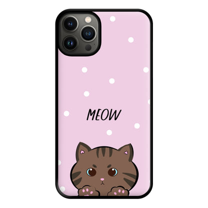 Meow Purple - Cats Phone Case for iPhone 13