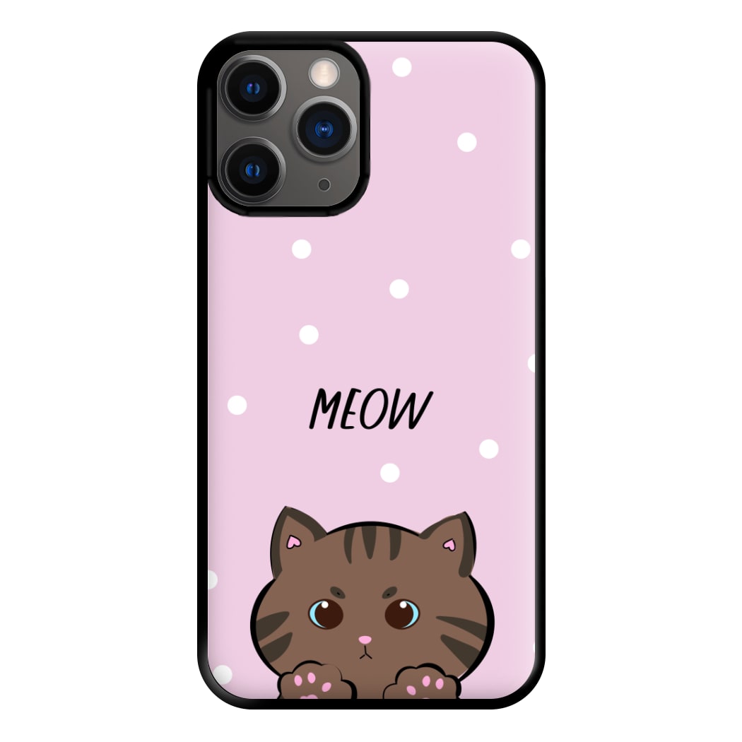 Meow Purple - Cats Phone Case for iPhone 12 Pro Max