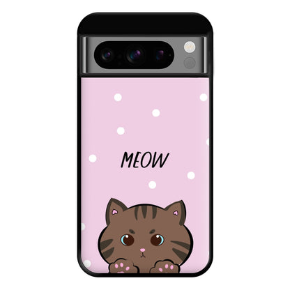 Meow Purple - Cats Phone Case for Google Pixel 8 Pro