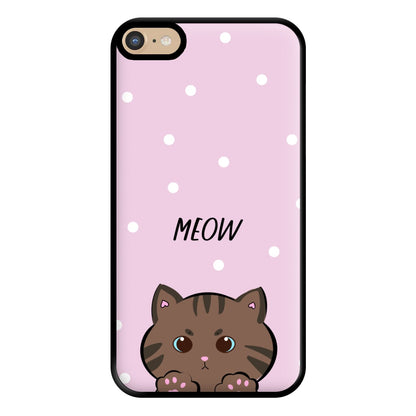 Meow Purple - Cats Phone Case for iPhone 6 Plus / 7 Plus / 8 Plus