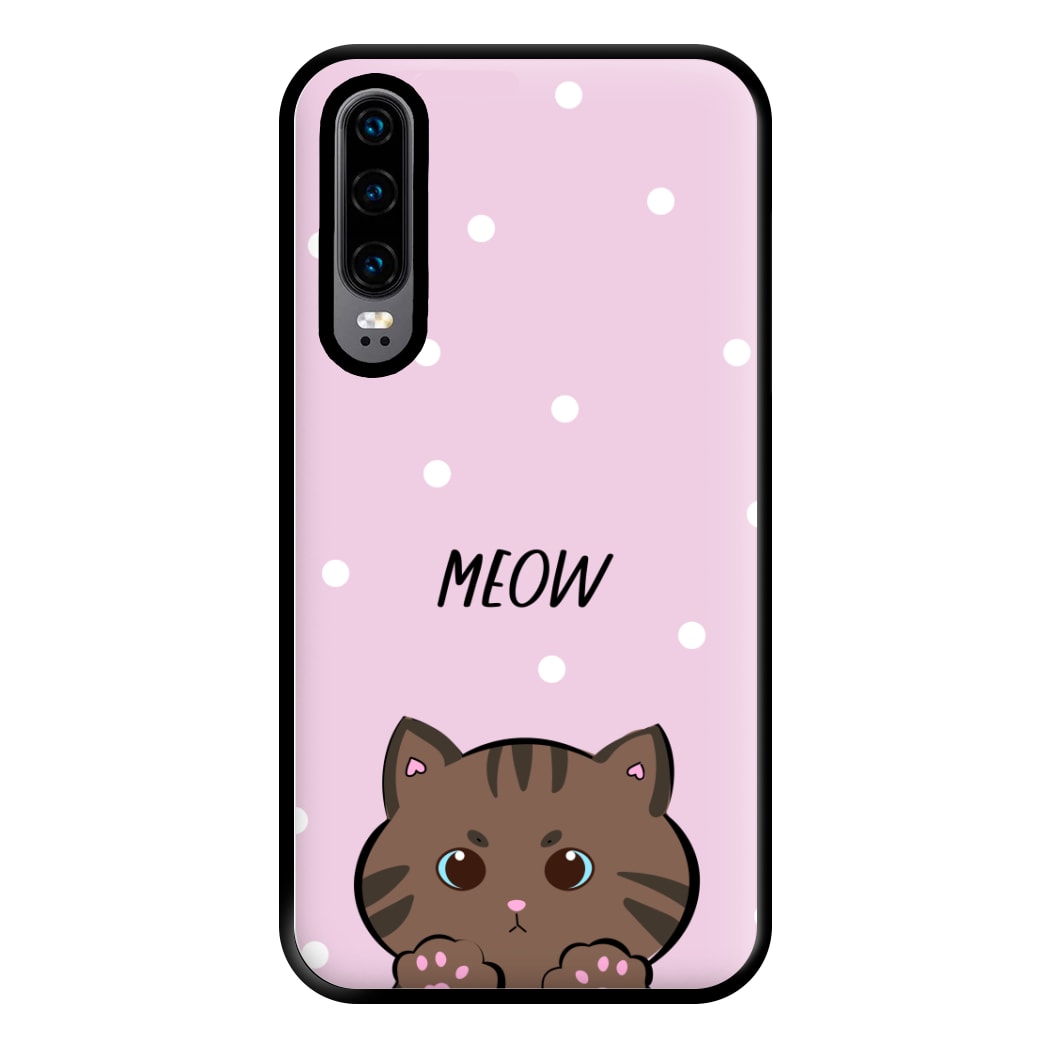 Meow Purple - Cats Phone Case for Huawei P30