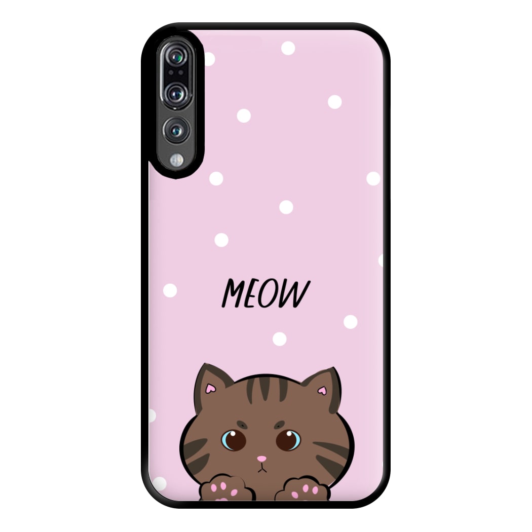 Meow Purple - Cats Phone Case for Huawei P20 Pro