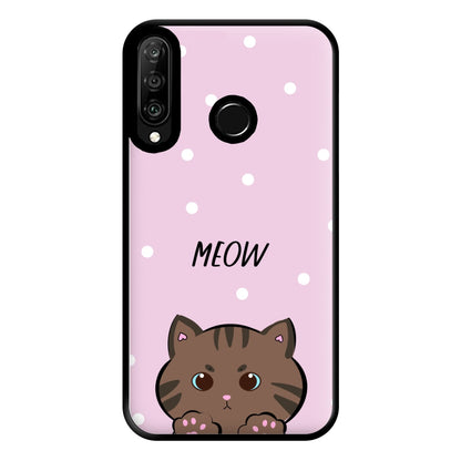 Meow Purple - Cats Phone Case for Huawei P30 Lite