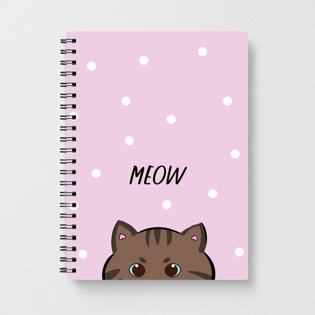 Meow Purple - Cats Notebook