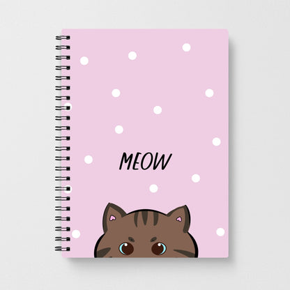 Meow Purple - Cats Notebook