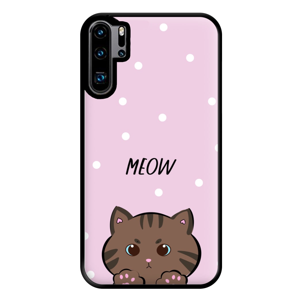 Meow Purple - Cats Phone Case for Huawei P30 Pro