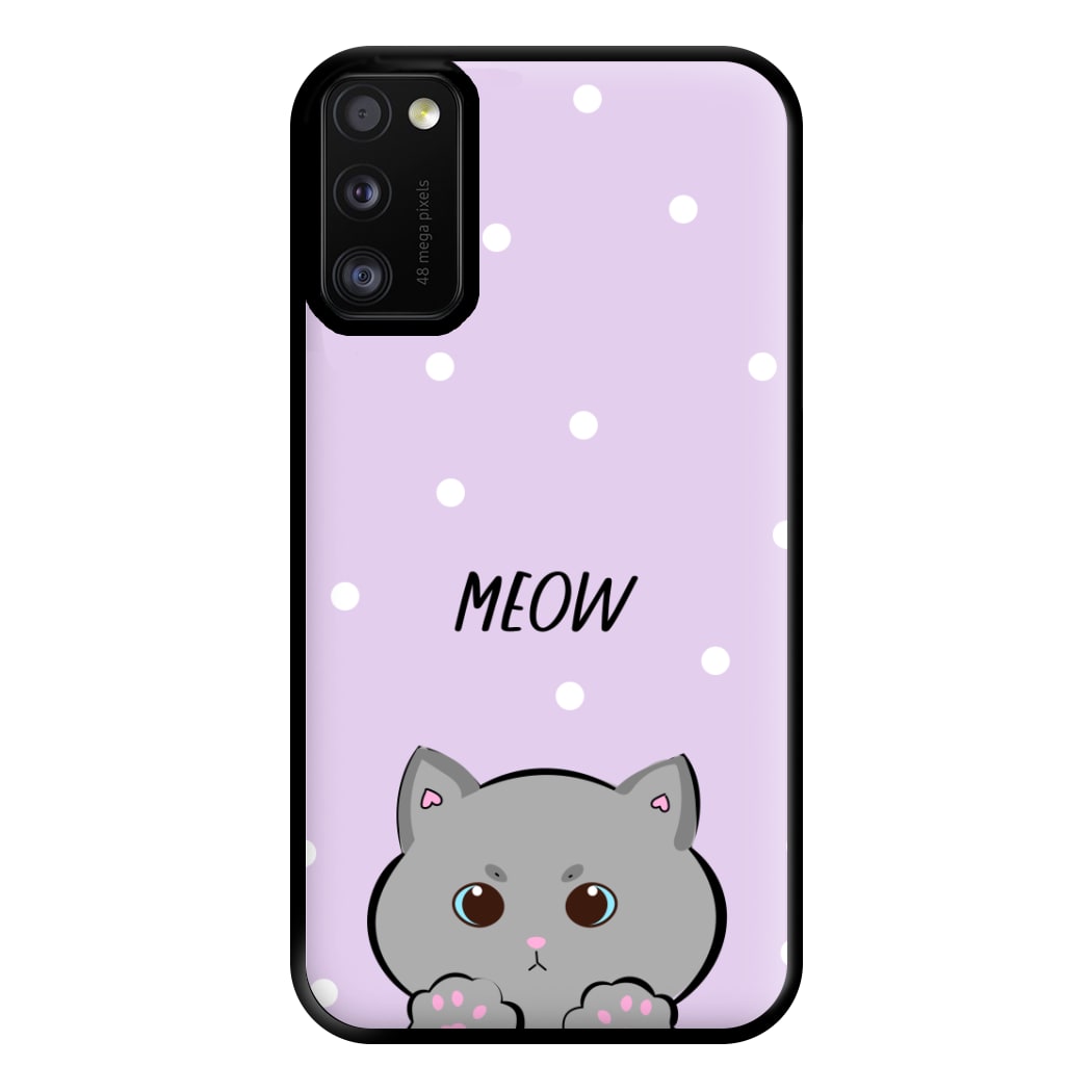 Grey Kitty - Cats Phone Case for Galaxy A41