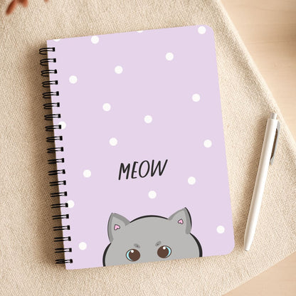 Grey Kitty - Cats Notepad