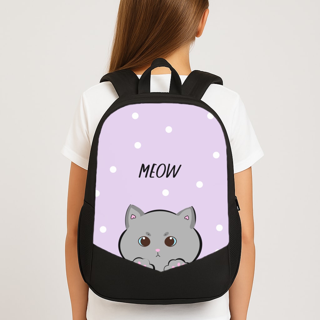 Grey Kitty - Cats Backpack