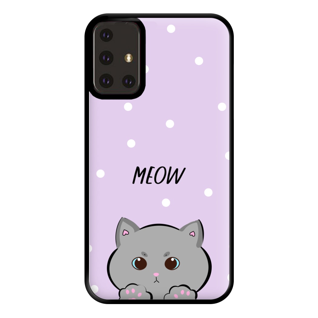 Grey Kitty - Cats Phone Case for Galaxy A71