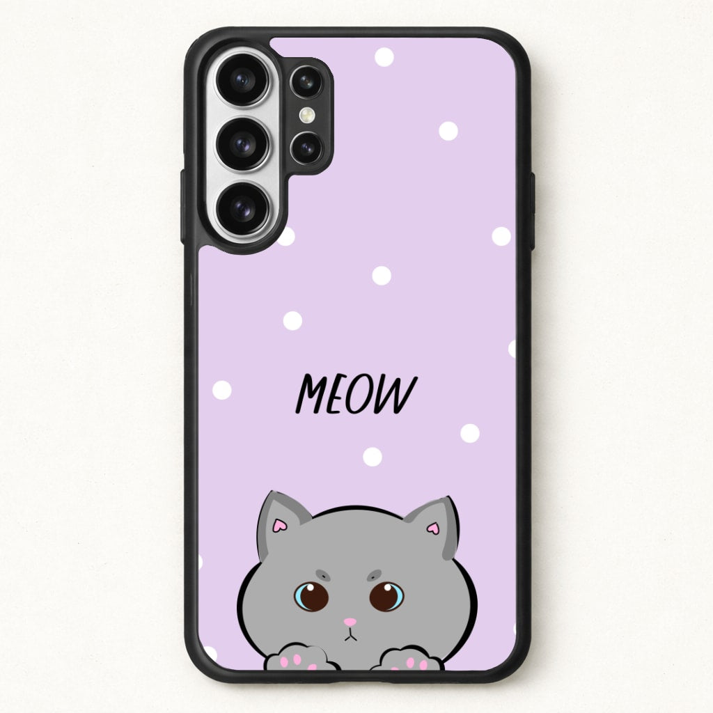 Grey Kitty - Cats Phone Case for Galaxy S26 Ultra